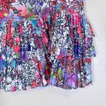 Lucky In Love Floral Tiered Mini Tennis Skort Women’s L Athletic Colorful Skirt Pink Size L Photo 8