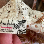 Free People Intimately  Paisley and Lace Slip Dress Nightgown Size 6 Photo 6