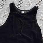 Gap  Black Velvet Sleeveless Tank Top Photo 3