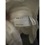 ASOS DESIGN White Double Cloth Oversized Mini Shirt Dress – Size 14 Photo 6