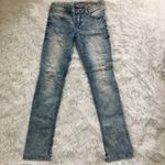REWASH  brand Acid wash straight leg Jeans size 5/27 Photo 1