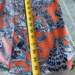 CAbi Orange Blue Maxi Wrap Skirt Photo 10