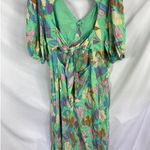 Sanctuary Printed Tie Back Maxi Dress in Multi Size 22W Photo 6
