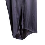 NBD  Seduce Me Eggplant Purple Backless Slit Satin High Neck Mini Cocktail Dress Photo 7