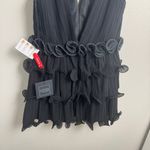 Mac Duggal Ieena for ‎ Size 8  Pleated Tiered Ruffle Cocktail Mini Dress NEW Photo 8