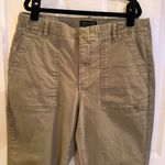 Banana Republic Olive Green Girlfriend Authentic Chino 10P Petite Ankle Pant Photo 2