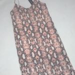 One Clothing Pink Snake Print Midi Dress NWT Photo 6