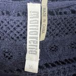 Monoreno Linen Cotton Crochet 3/4 Sleeve Women's Top Size Small Long Length Photo 1