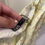 ZARA  Yellow Ruffled Cap Sleeve Blouse Photo 1