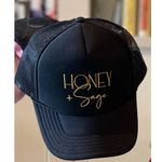 Black Party Hat with Gold Honey and Sage Photo 0