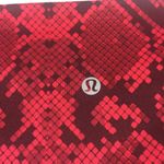 Lululemon Wunder Under Pant Hi-Rise Full-On Luon Ziggy Snake Red Tide Cranberry Photo 12