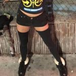 American Apparel New  Black Thigh High Socks vintage original tall Y2K 2000s rare Photo 2