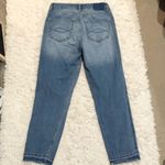 Abercrombie & Fitch  Signature Girlfriend Jeans High‎ Waisted Raw Distressed 27 Photo 2