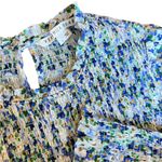 Veronica Beard Kali Floral Smocked Blouse Photo 8
