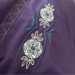 POWDERHORN Western Sport Purple Ski Snow Jacket Cinched Waist Size 14 VINTAGE Photo 6