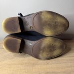 Lucky Brand  Boots 9M Navy Blue Suede Studded Ankle Booties Zip Boho Western Moto Photo 6