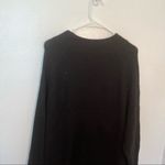 Topshop Oversized Knitted Sweater Mini Dress Black Photo 8
