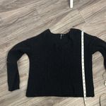 Poof! Classic Black V-Neck Sweater Photo 9