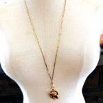 Enamel Turkey Pendant Necklace – Vintage Thanksgiving Photo 1