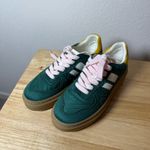 Steve Madden NWOT Madden Girl Women’s Goalie Lace Up Platform Sneaker Green Multi Size 7.5 Photo 2