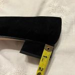 Saks 5th Avenue Saks Fifth Avenue Folio Collection Black Suede Pumps Heels Rosette 8.5 AA Photo 8