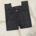 Under Armour UA Studio Printed Activewear Leggings Black/Gray Women's Size Small Photo 5