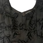 Vintage Amanda Taylor Women's 10 Chiffon Floral Burnout‎ Dress Gothic Goth Alt Black Photo 3