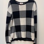 Old Navy Woman’s blue white buffalo sweater sz Small Photo 0