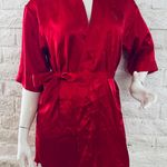 Kathy Ireland sleepwear robe color red size small Photo 7