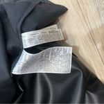 ZARA  Poplin midi leather black dress size Large Photo 6