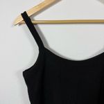 Old Navy  Women’s Classic Brushed Waffle Knit Tank Black Size MP Photo 3