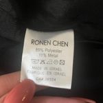 Ronen Chen black long sleeve duster jacket Size 10 Photo 8