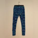LuLaRoe EUC Blue & Purple Geometric Patterned Leggings size small Photo 3