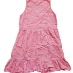 Cynthia Rowley Dress Women Small Linen V Neck Ruffle Mini Sleeveless Summer EUC Photo 1