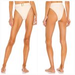 Camila Coelho Catarina High Waist Bottom in Creme Photo 1