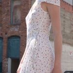 Brandy Melville  Robbie Pink Floral Wrap Midi Dress- One Size Photo 2
