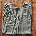 Shinestar 🦋  Olive Green Relaxed Fit Pants Medium Photo 0