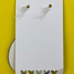 Handmade Pink Black Glitter Faux Leather Teardrop Earrings Photo 2