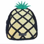 Vera Bradley  Pineapple Mini Backpack Navy Yellow Photo 5