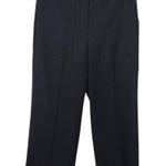 Brooks Brothers Black Wide Leg Pants Size 6 Black Cropped Pants Photo 0