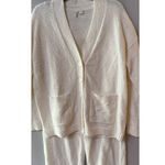 Nordstrom So Soft Cardigan & Lounge Pants Set Color: Ivory Egret Sz medium (new) Photo 4