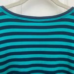 Lou & grey  Signature Soft Ribbed Jersey Striped Shirttail Top Photo 6