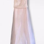 Cache VTG Pink Floral Corset Lace Up Back Chiffon Satin Tulle Formal Prom Gown 4 Photo 13