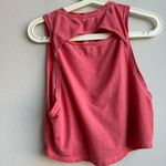 Lululemon  Cut Back Crop Tank Pink Red Sleeveless Muscle Tank Size 4/6 Lightweigh Photo 2