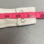 n:philanthropy Revolve nPhilanthropy White Ribbed Prince Tank Thong Bodysuit Ruched Side XS NWT Photo 10