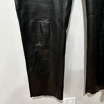 Kenneth Cole New York black women’s leather pants  Size 12 Photo 3