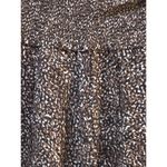 Rails  Addison Chestnut Abstract Animal Skirt Size Small‎  Smocked Tiered Photo 2