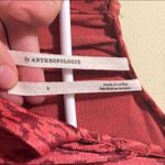 Anthropologie Womens Somerset Jumpsuit Puff Sleeve Wide Leg Red/Pink Photo 5