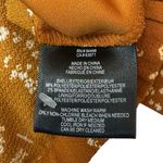 BCBG Paris Cropped 3/4 Puff Sleeves V Neck Fall Floral Wrap Shirt Top Blouse XL Gold Photo 8