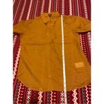EXPRESS  small relaxed half sleeve portofino shirt -   Mustard Yellow Photo 15